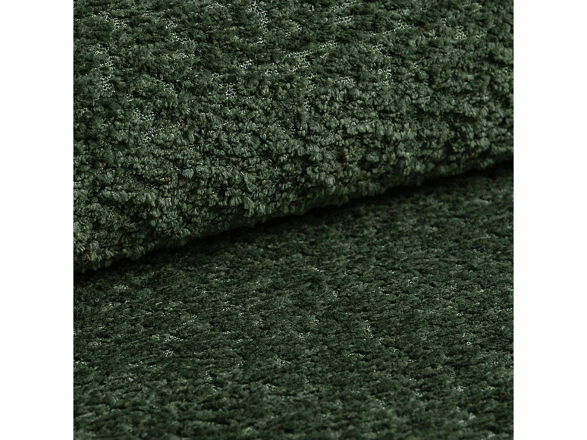 FURNISTAR Gestoffeerd bed SOFIA 120x200 met opbergruimte|Bubble|Tweepersoonsbed|Lattenbodem|Boxspring-look|zonder matras-Flessengroen