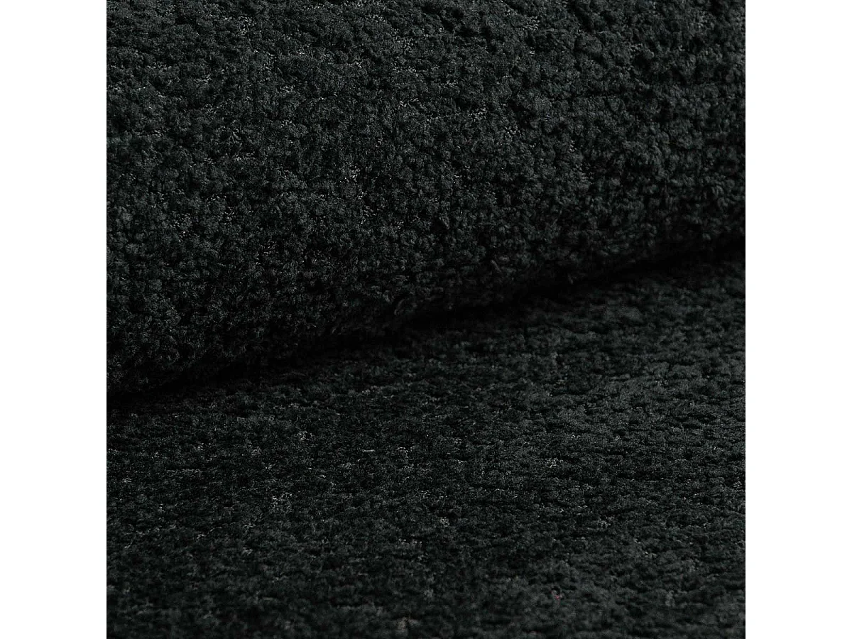 FURNISTAR Gestoffeerd bed SOFIA 160x200 met opbergruimte|Bubble|Tweepersoonsbed|Lattenbodem|Boxspring-look|zonder matras-Zwart