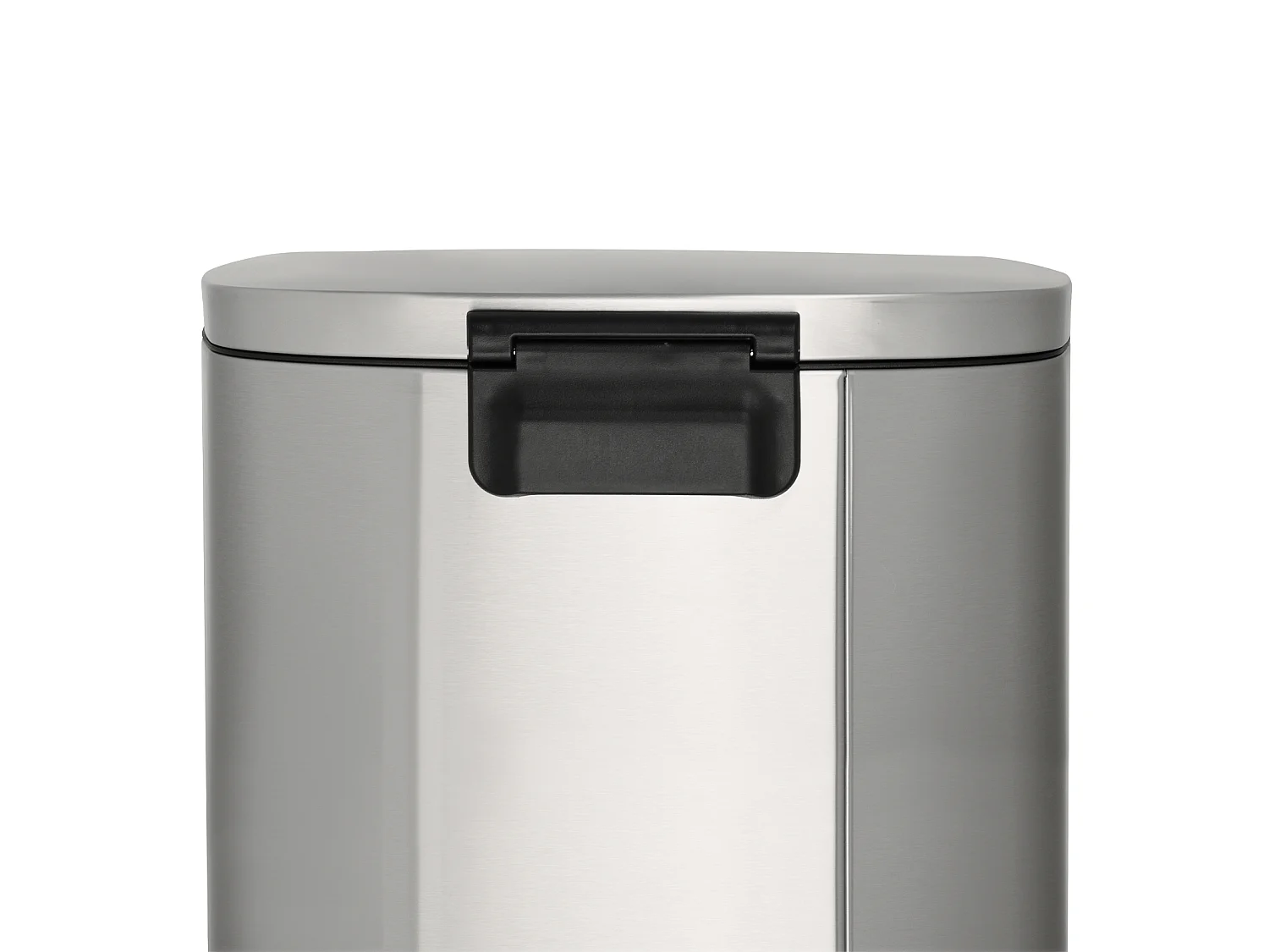 50L Poubelle à pédale Couvercle Softclose Argent