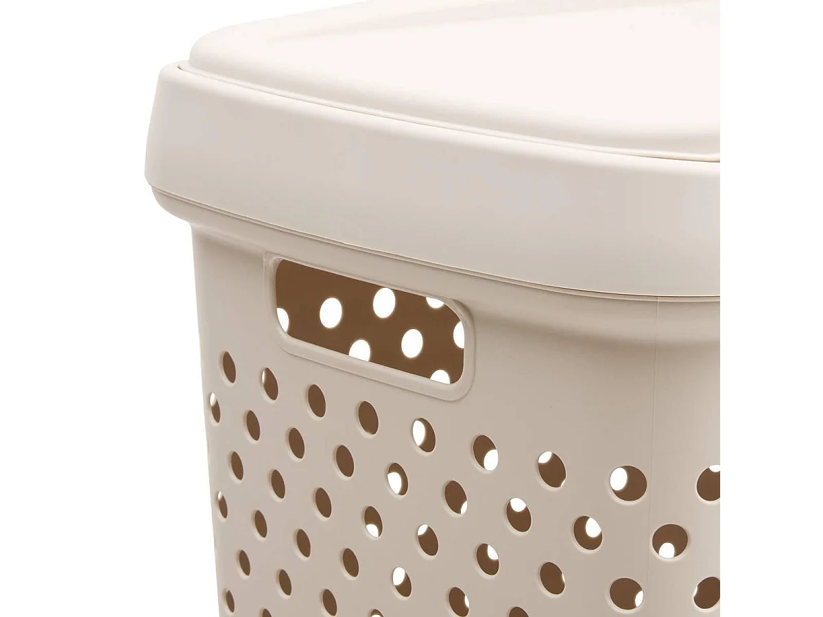 Corbeille à Linge Ajourée "Laurier" 70L Argile