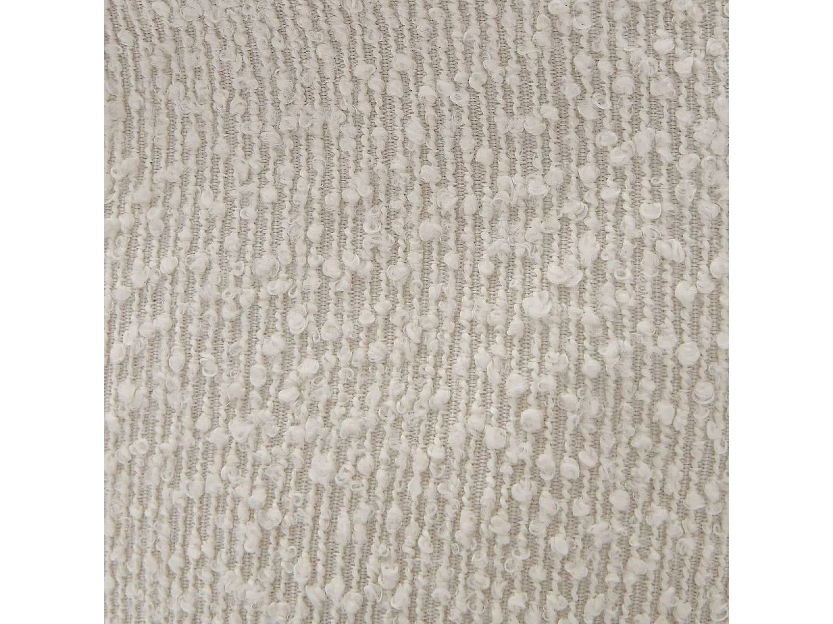 Panier à Linge Bouclette "Yla" 56L Blanc