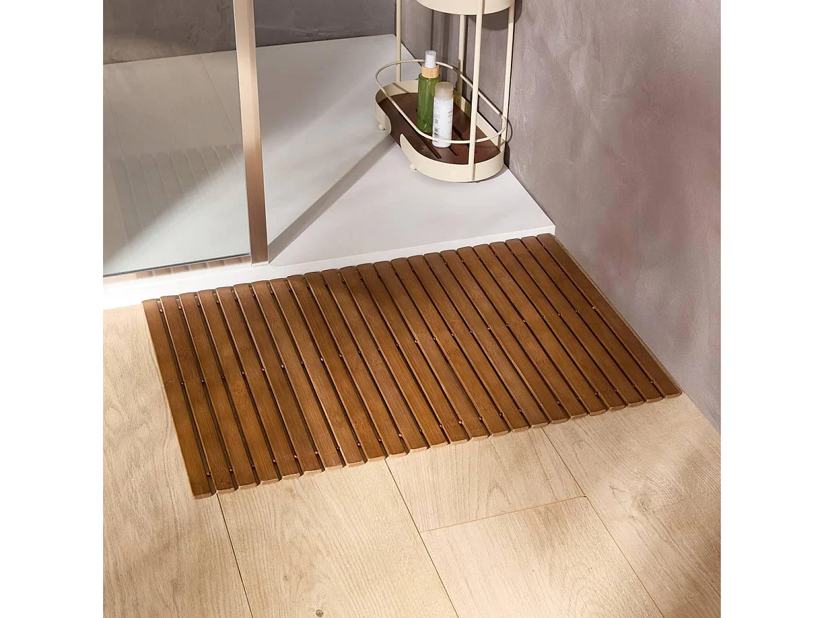 Caillebotis en Bambou "Rolly" 40x60cm Marron