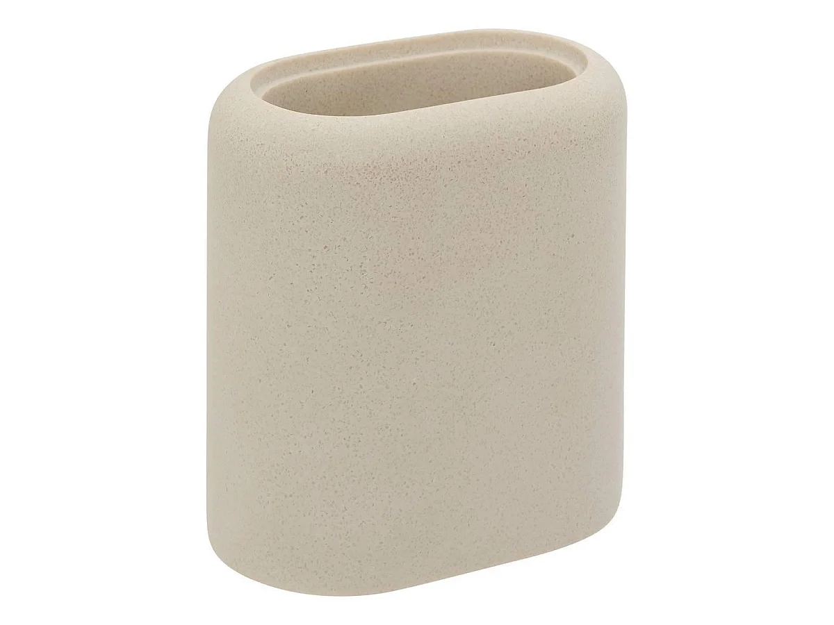 Brosse WC en Résine "Argiléo" 39cm Beige