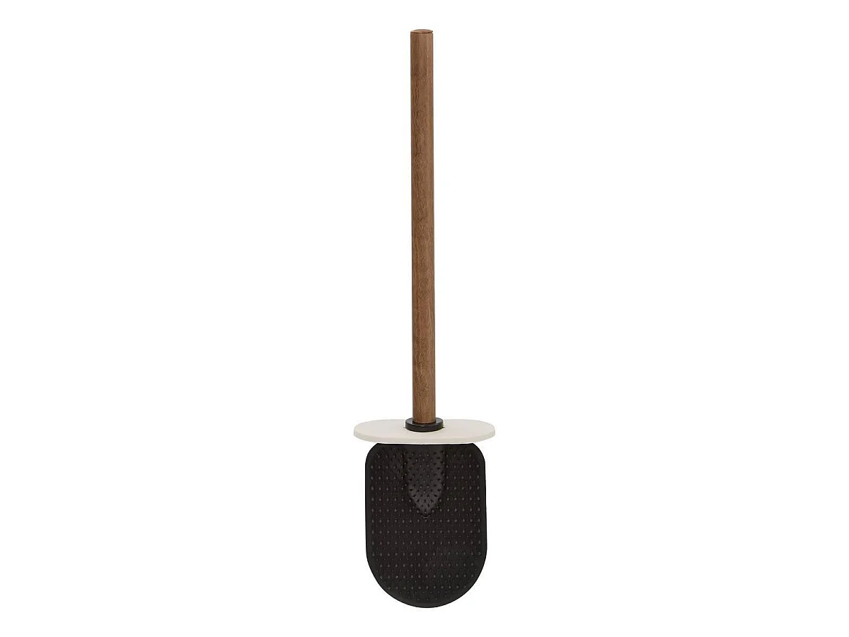 Brosse WC en Résine "Argiléo" 39cm Beige