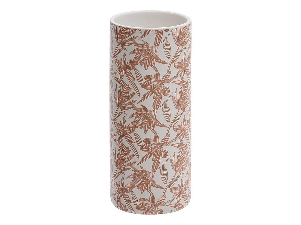 Brosse WC Imprimée "Bloom" 37cm Rose