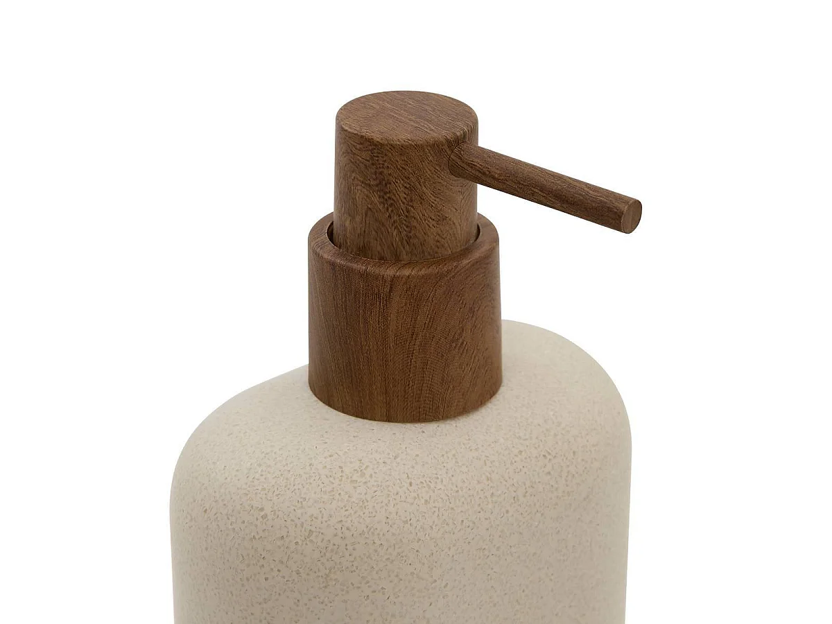 Distributeur de Savon en Résine "Argiléo" 350ml Beige