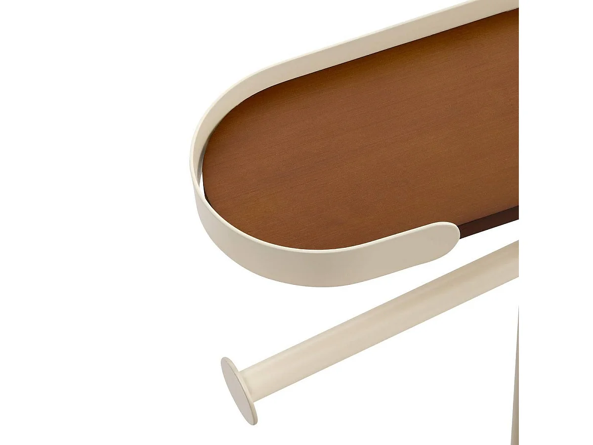 Dérouleur WC Avec Réserve "Argiléo" 72cm Beige