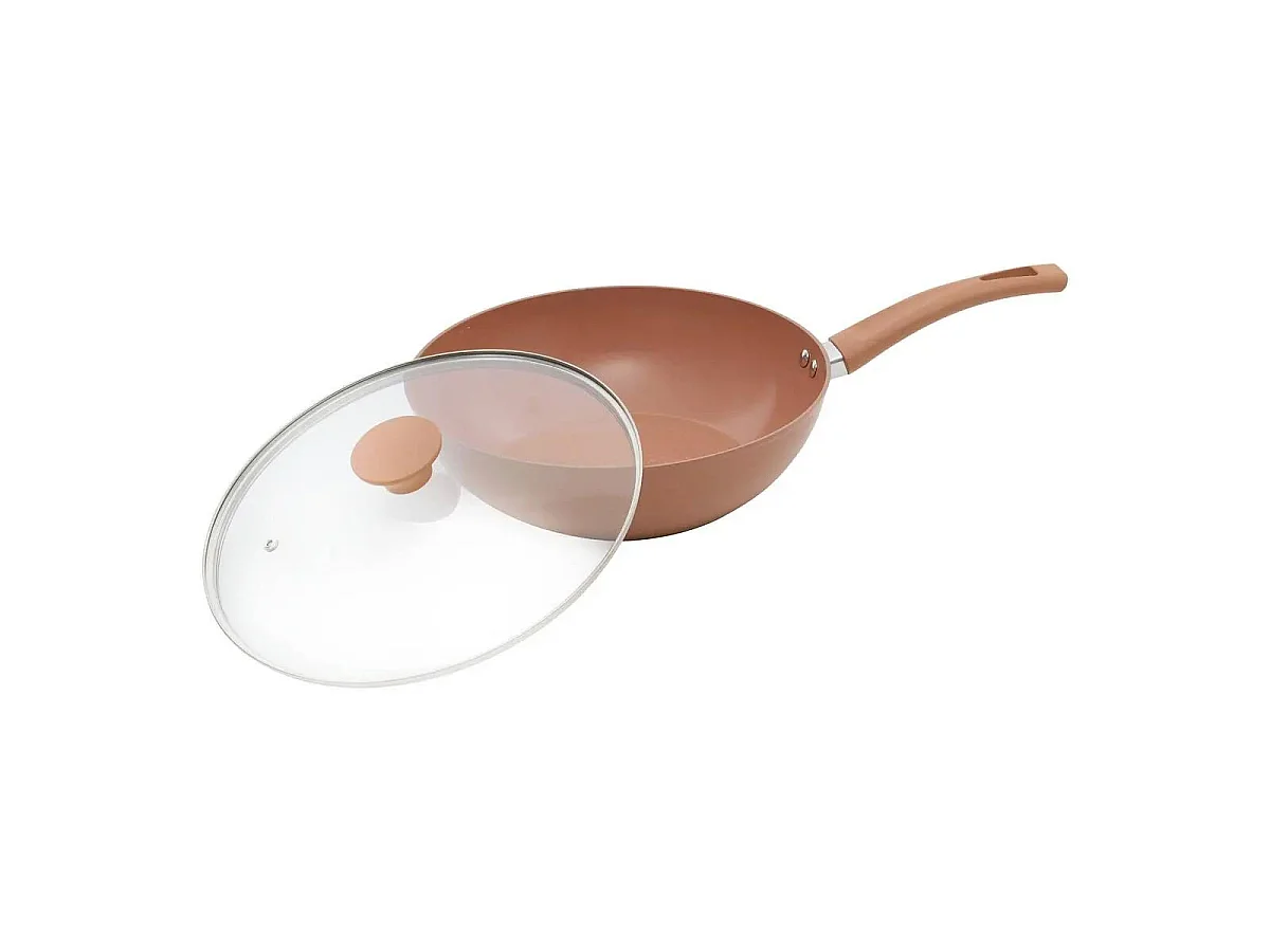Sauteuse en Aluminium Forgé "Harmony" 28cm Rose