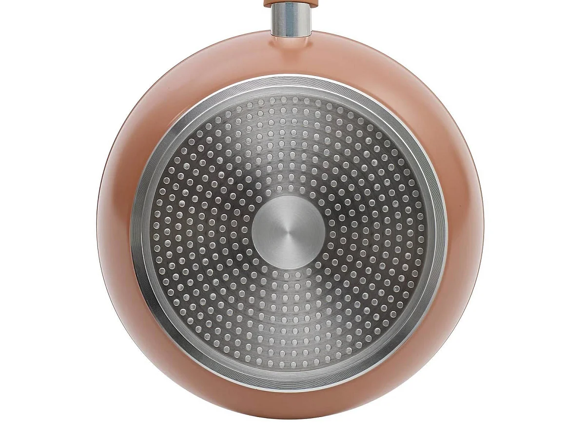 Wok en Aluminium Forgé "Harmony" 28cm Rose