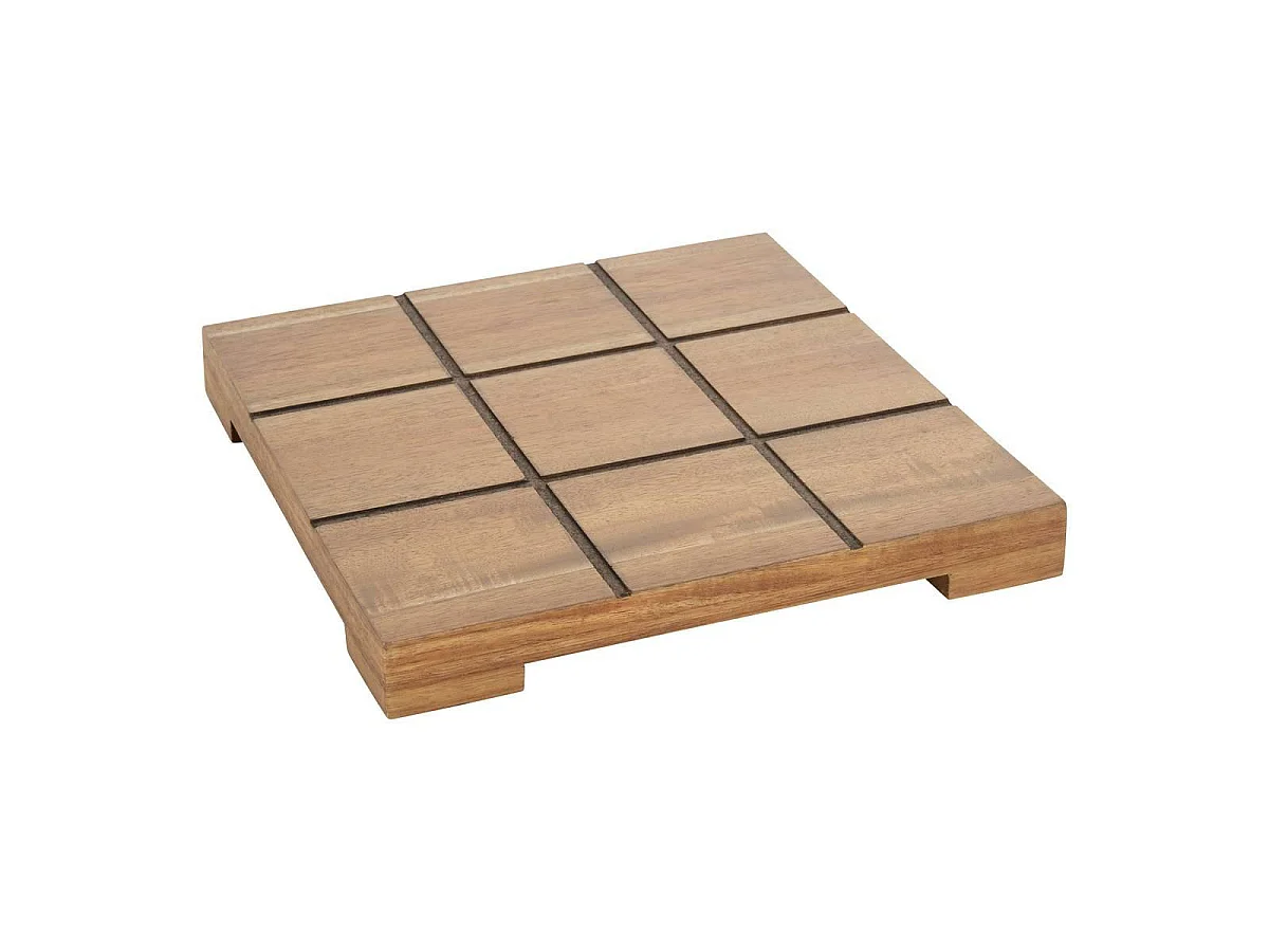 Jeu de Morpion en Bois "Ivane" 27cm Naturel