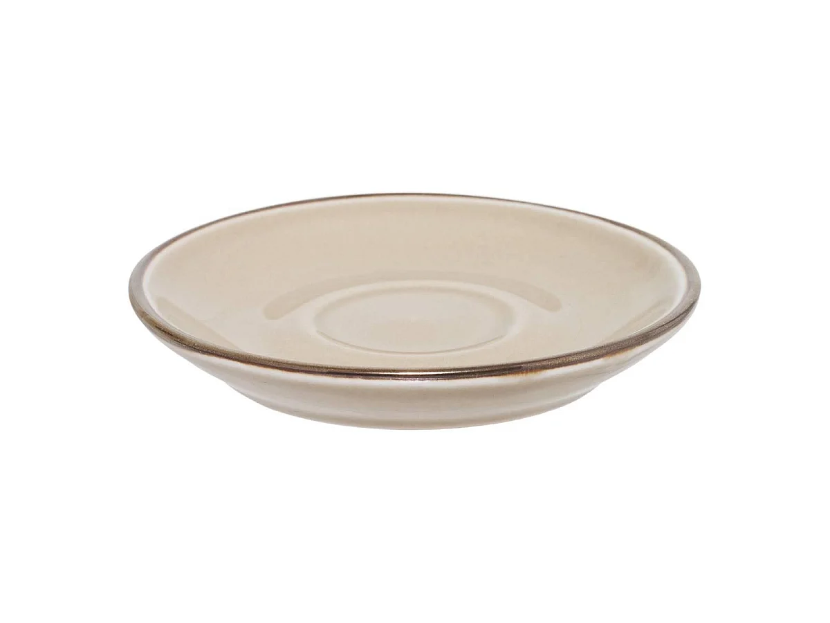 Coffret 2 Tasses & 2 Soucoupes "Ella" 9cl Beige