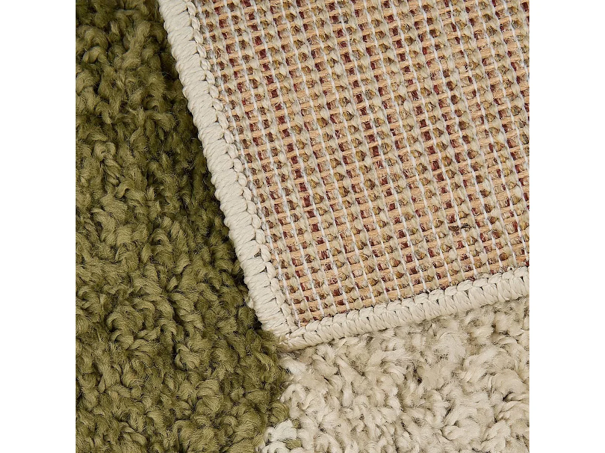 Tapis de Salon Déco "Nyero" 160x230cm Kaki