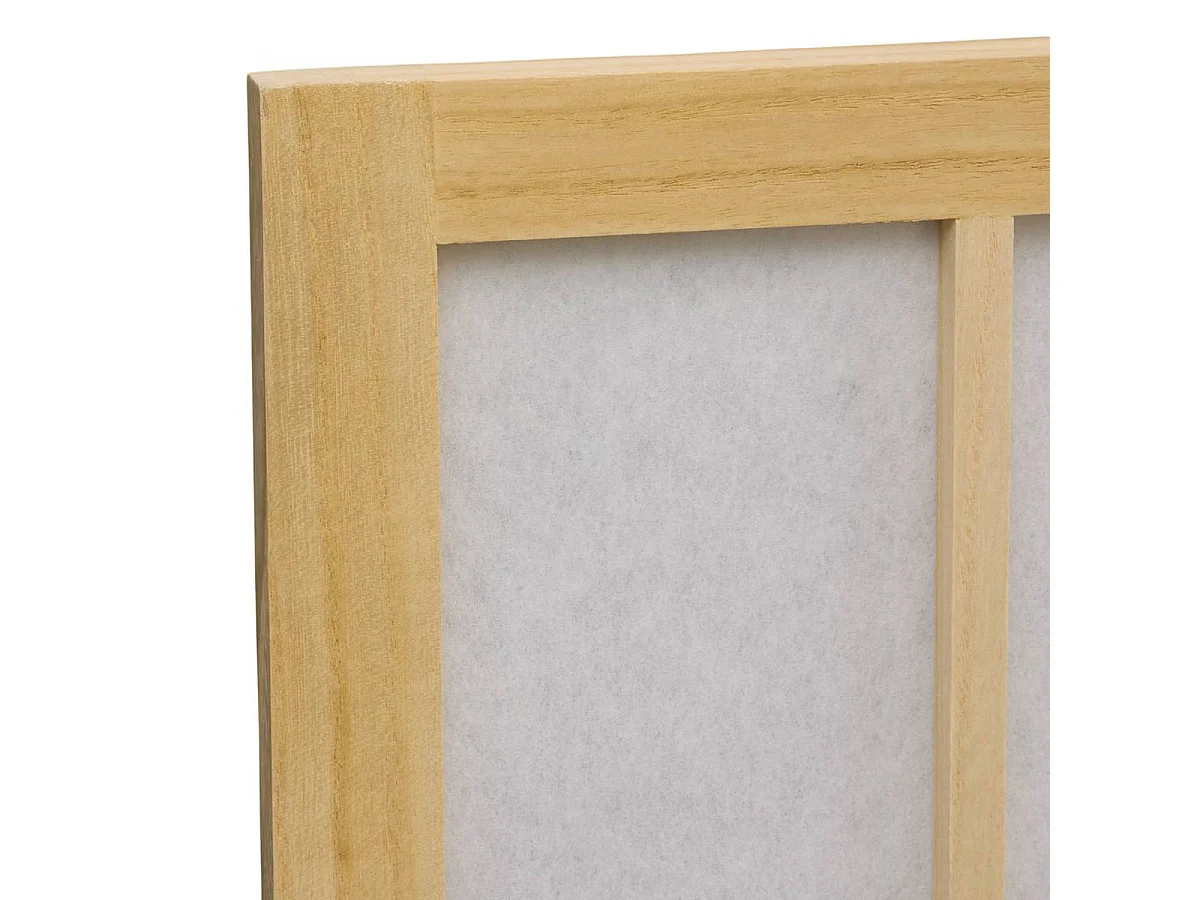 Paravent 3 Panneaux "Sandai" 170cm Blanc