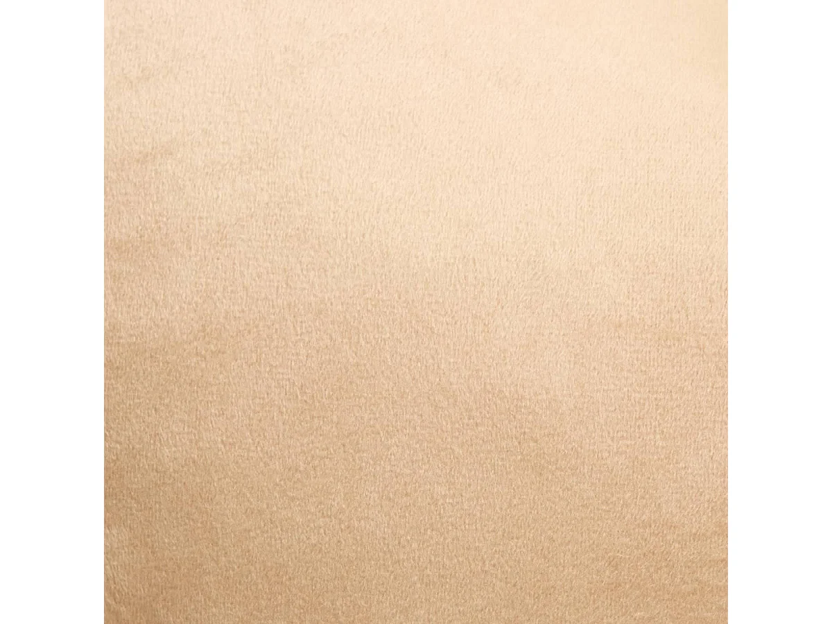 Coussin Imitation Fourrure 3D "Zephy" 45x45cm Caramel