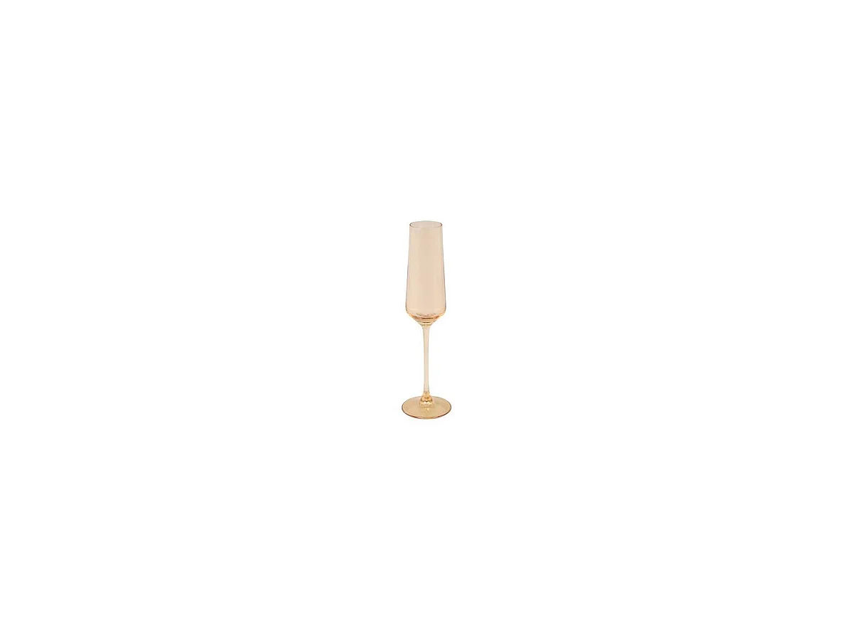 Lot de 4 Flûtes à Champagne "Ambre" 20cl Ambre