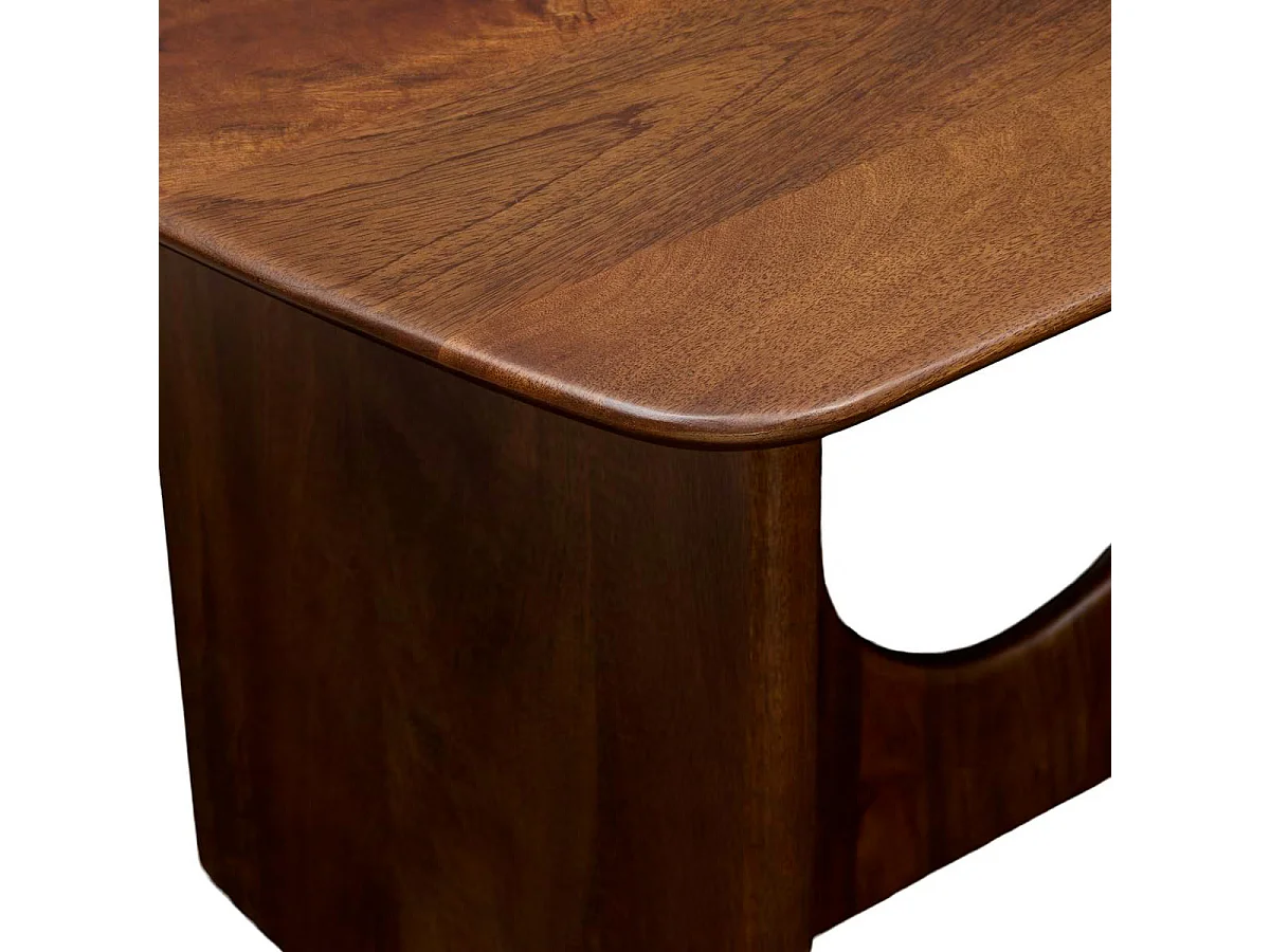Table à Manger en Bois "Shelty" 180cm Marron