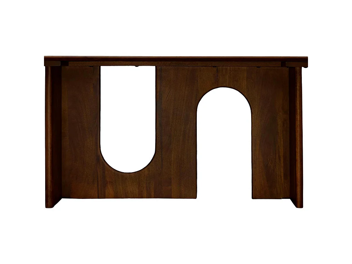 Table à Manger en Bois "Shelty" 180cm Marron
