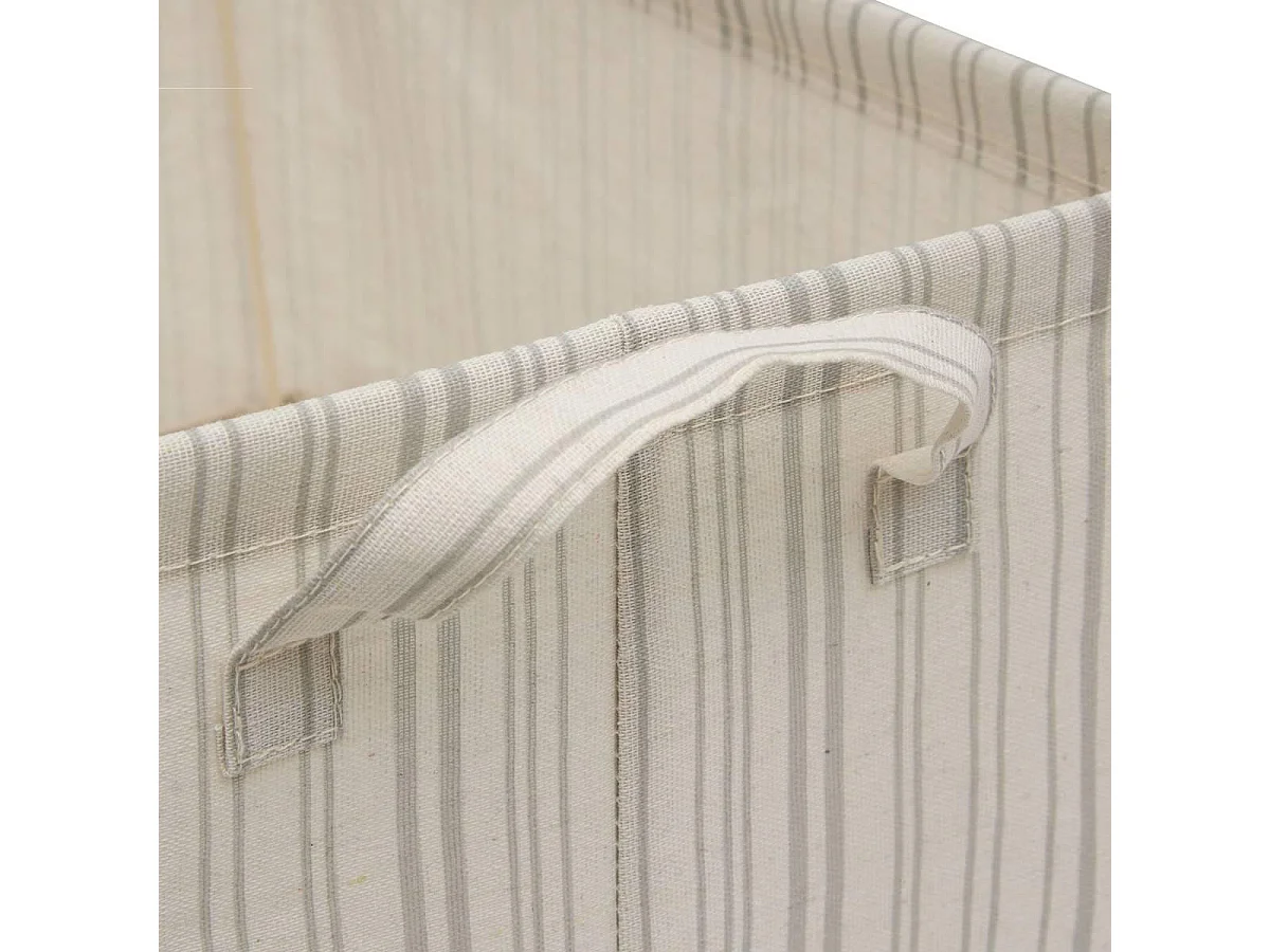 Panier de Rangement Pliable "Silnéa" 40cm Beige Lin