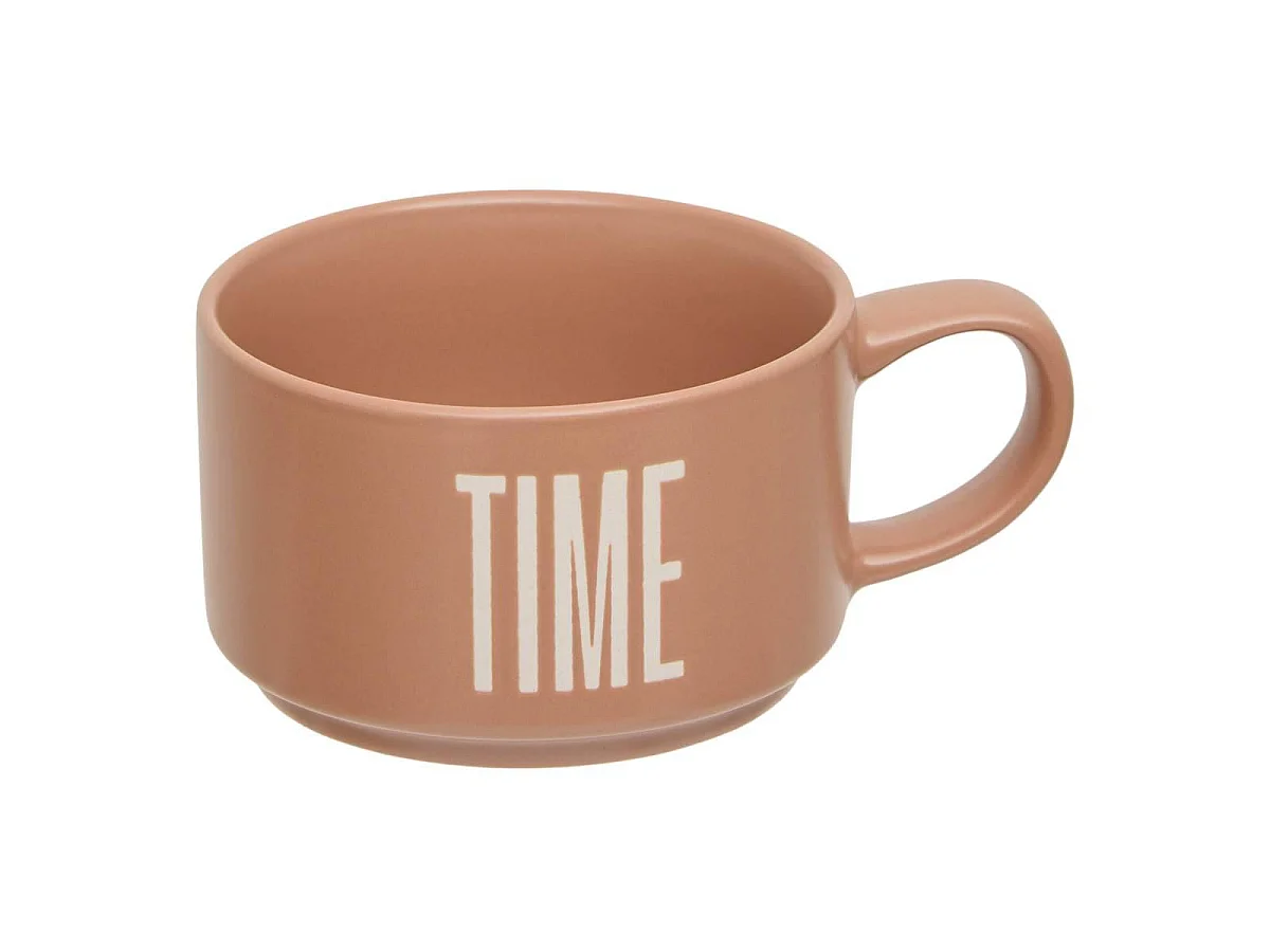 Théière Solitaire en Grès "Break Time" 45cl Beige