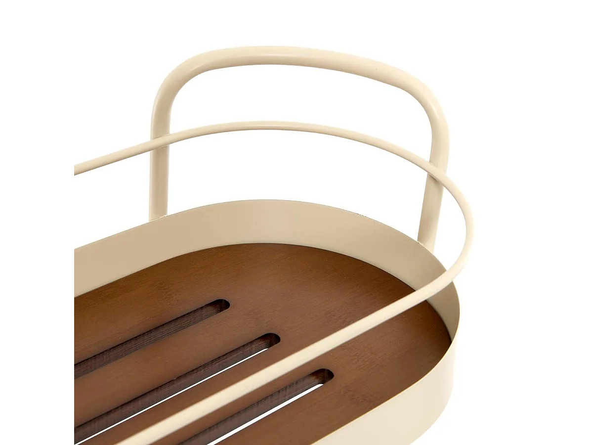 Étagère de Douche 3 Niveaux "Argiléo" 65cm Beige