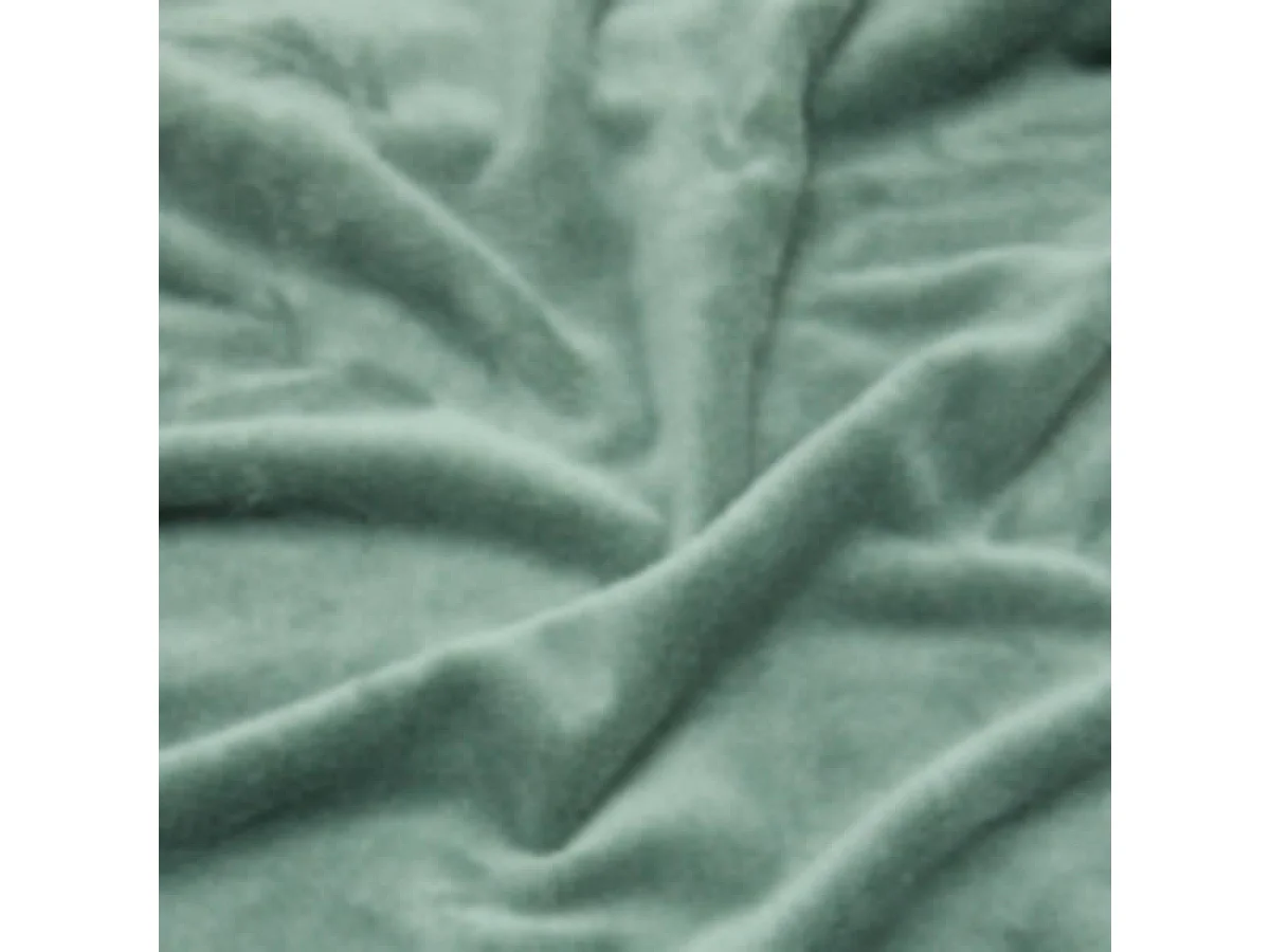 Plaid Uni Microfibre "Kiesa" 180x260cm Vert Tilleul
