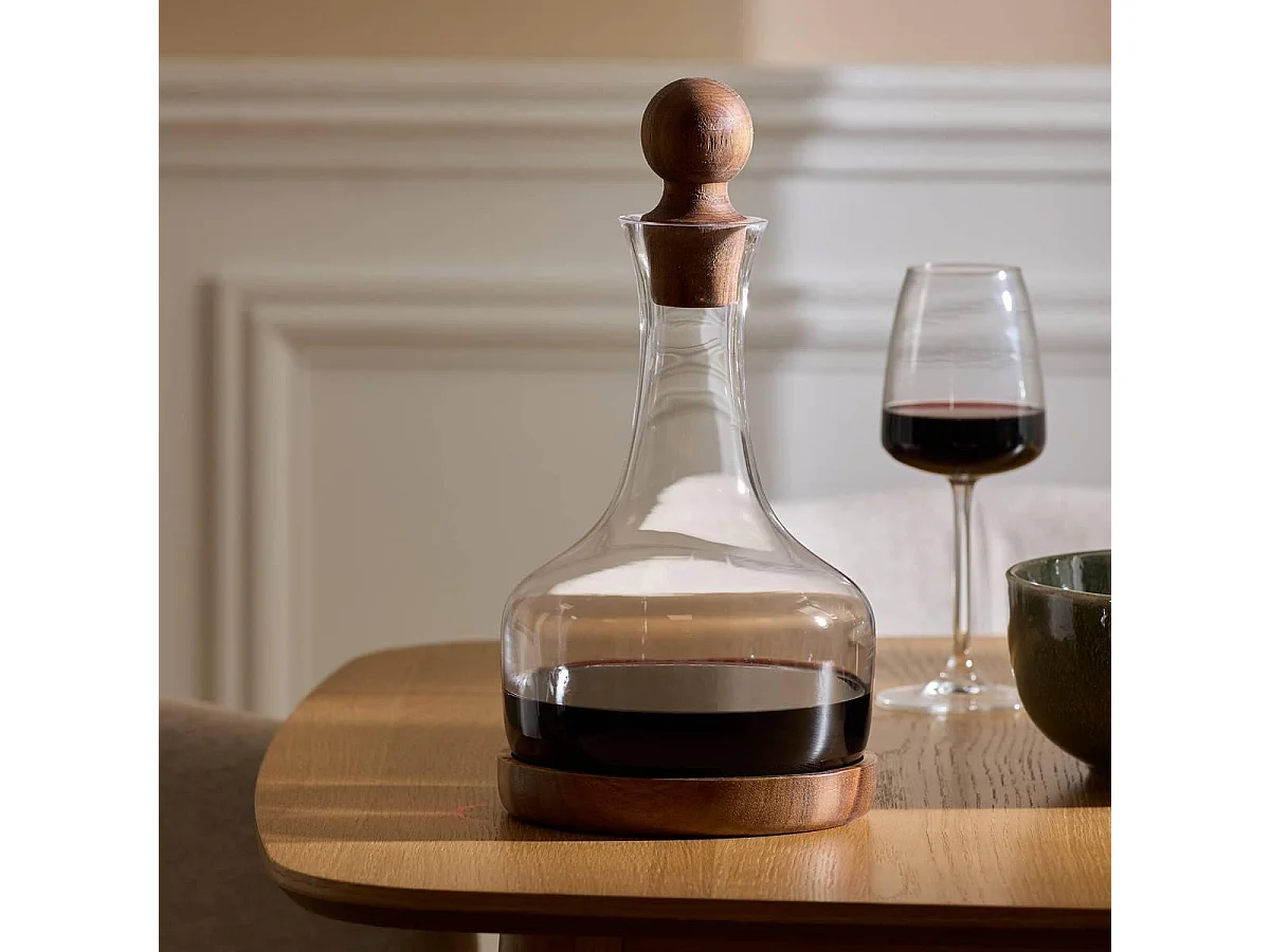 Carafe Design en Verre "Jules" 1,6L Transparent