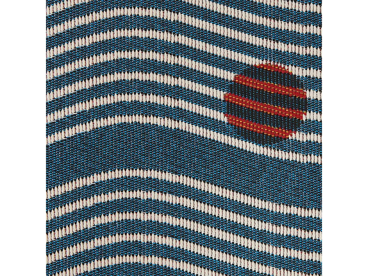 Tapis de Cuisine Antidérapant "Nippon" 75x200cm Bleu