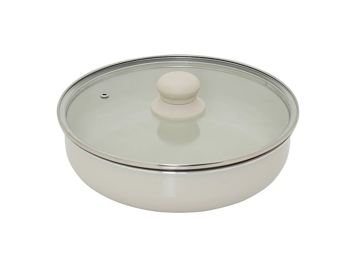 Batterie de Cuisine 12 Pièces "Nomad" 28cm Beige