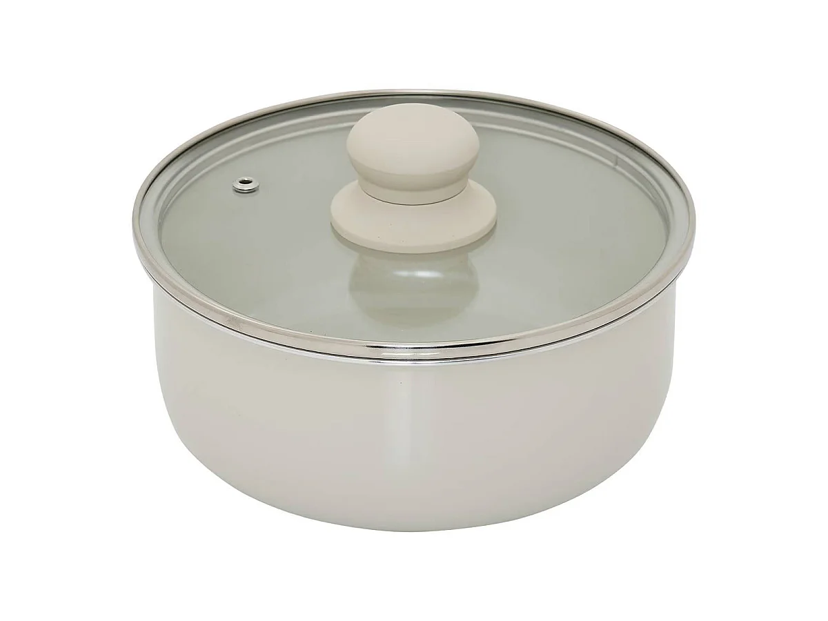 Batterie de Cuisine 12 Pièces "Nomad" 28cm Beige