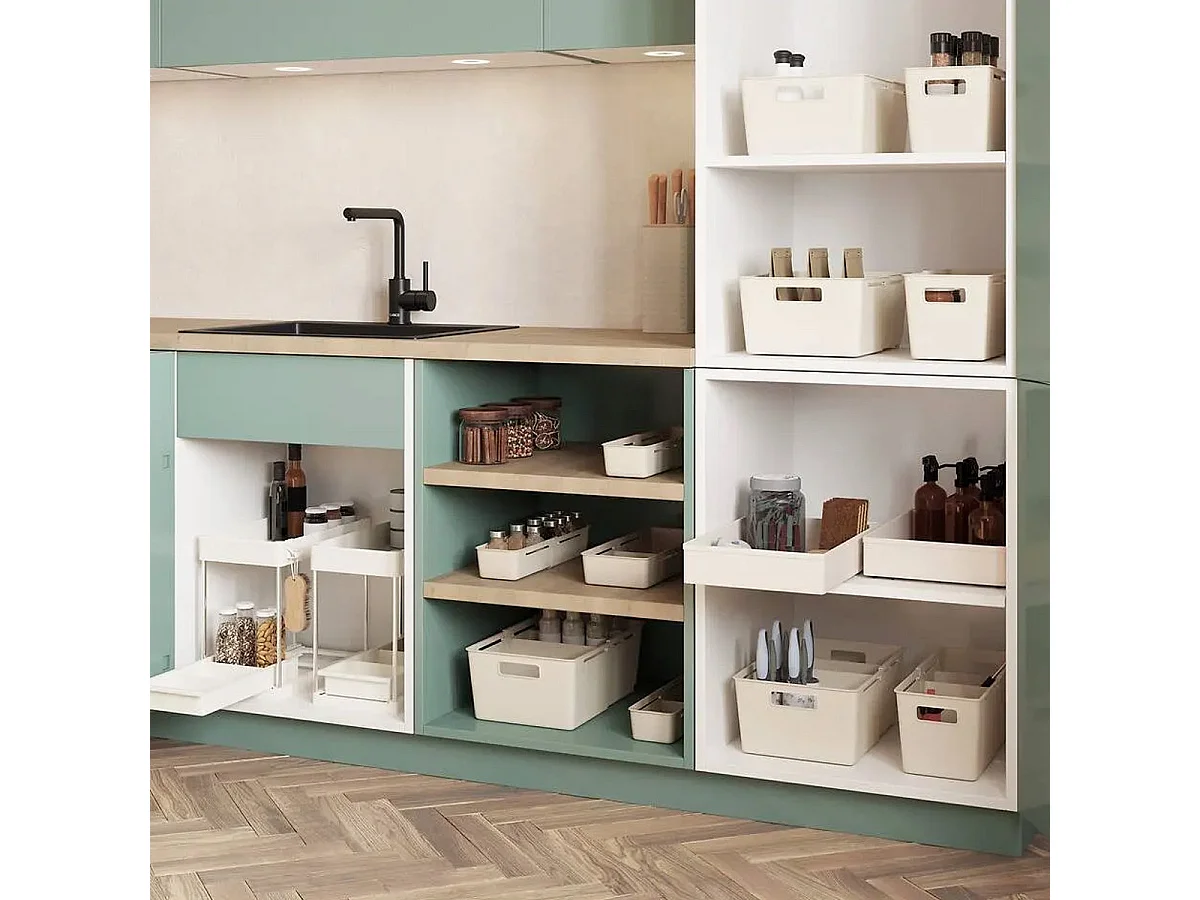 Panier Organiseur Extensible "Stora" 15cm Argile
