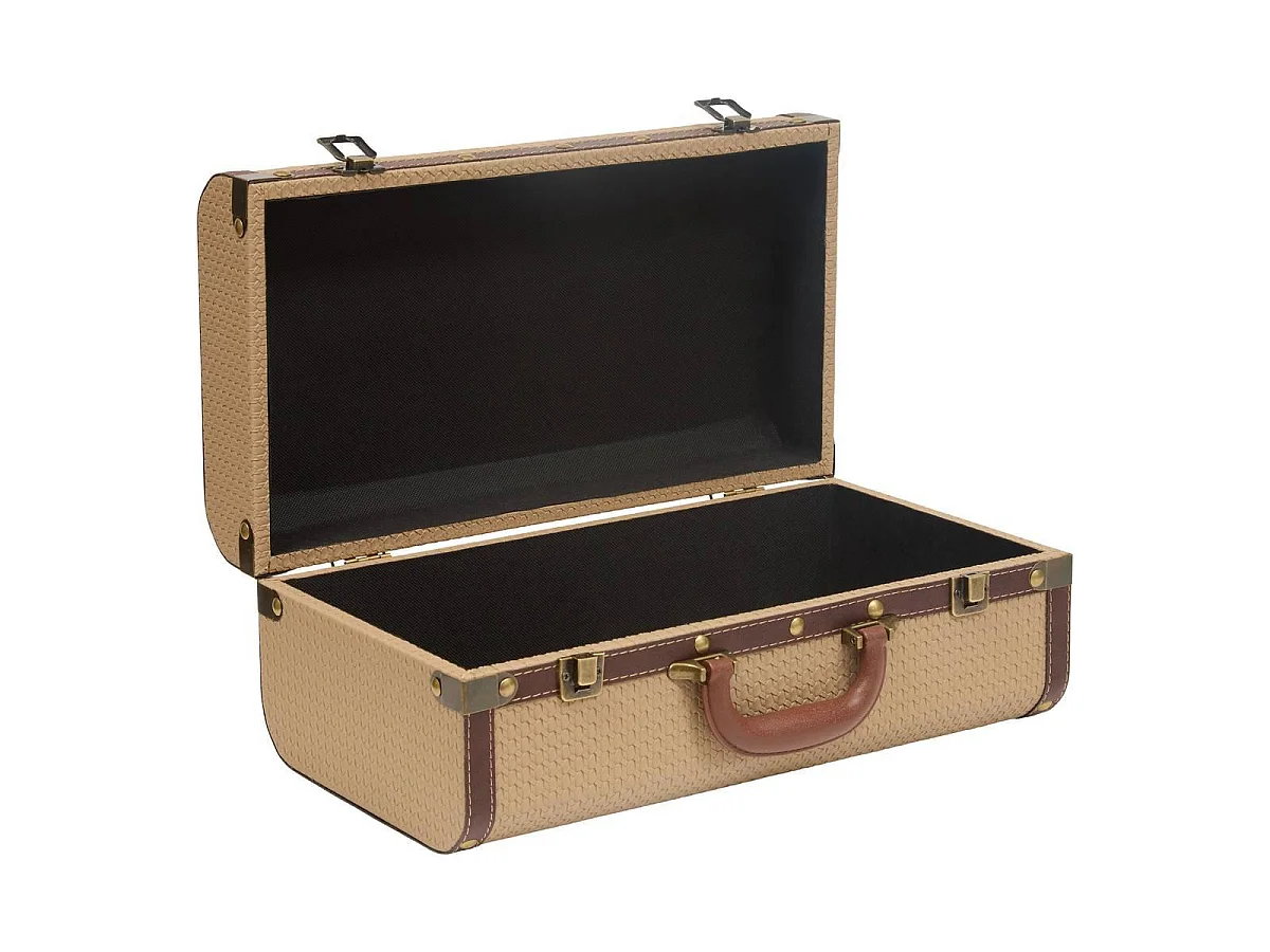 Lot de 2 Malles Valises "Bonie" 45cm Taupe