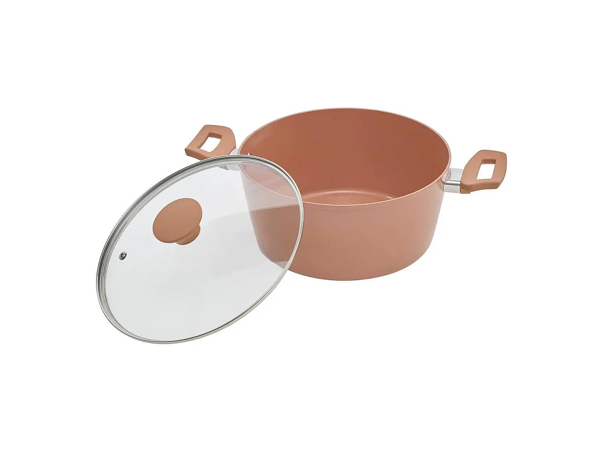 Faitout en Aluminium Forgé "Harmony" 24cm Rose