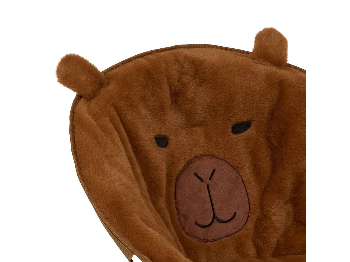 Fauteuil Pliant Enfant "Capy" 50cm Marron