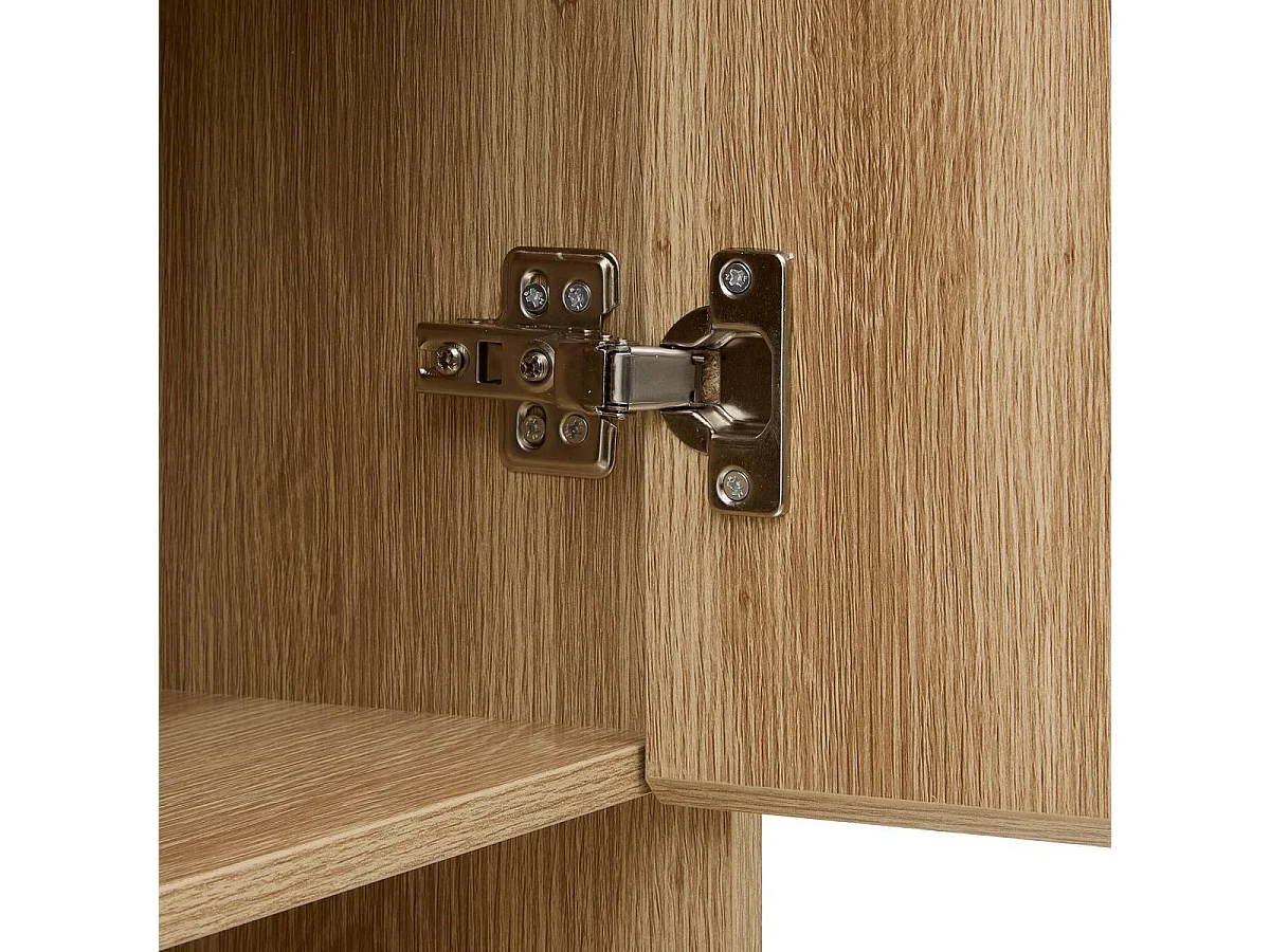 Meuble WC 2 Portes "Abana" 180cm Naturel