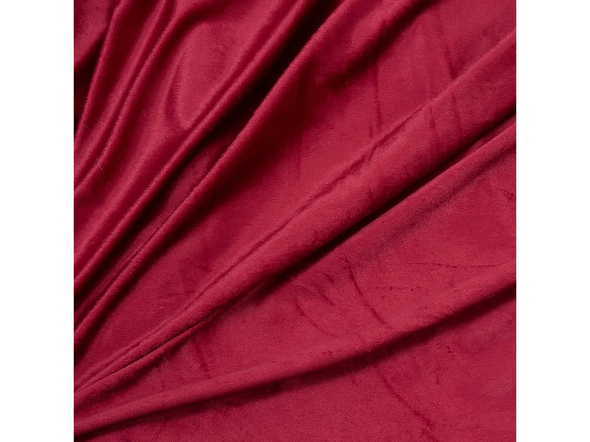 Plaid Imitation Fourrure 3D "Zephy" 120x160cm Rouge Grenat