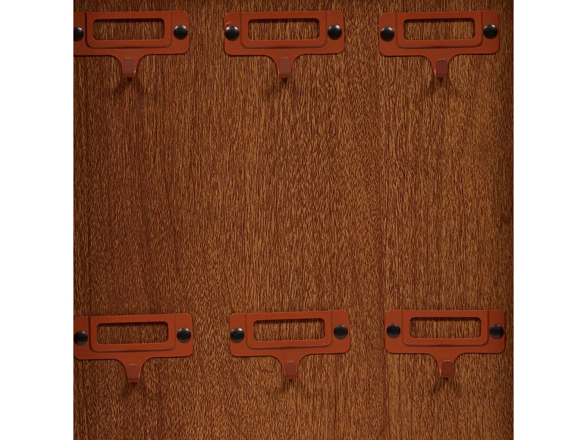 Boîte à Clés Murale "Homy" 32cm Marron