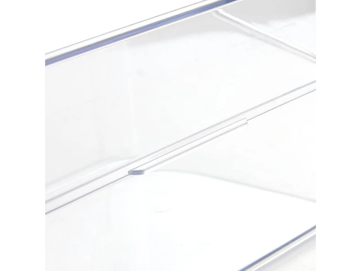 Lot de 4 Organiseurs de Salle de Bain "Cube" 20cm Transparent