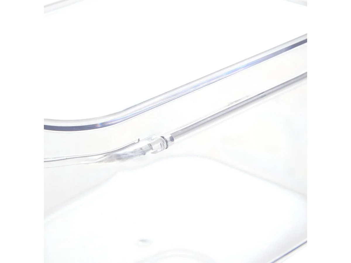 Lot de 4 Organiseurs de Salle de Bain "Cube" 20cm Transparent