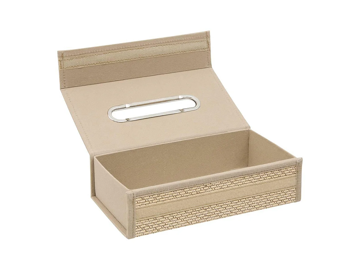 Boîte à Mouchoirs Déco "Stemy" 26cm Beige