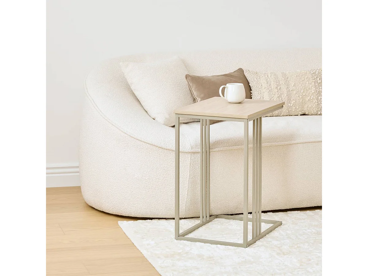Table d'Appoint Design "Duna" 58cm Sable