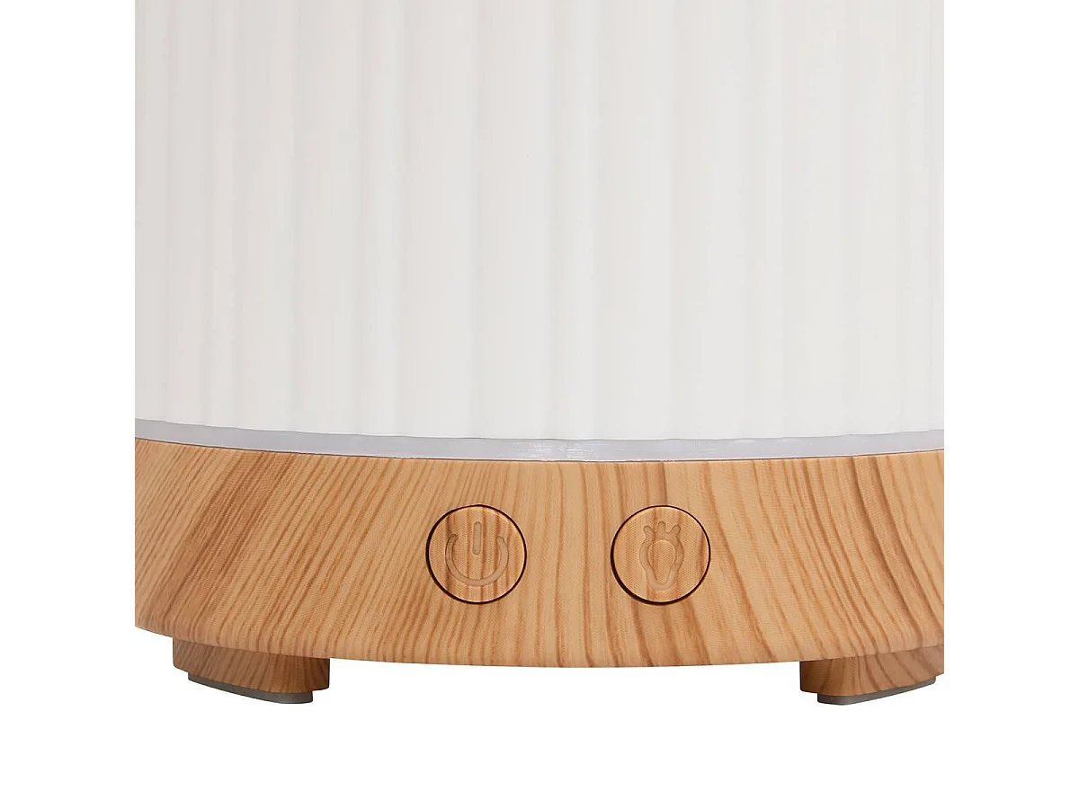 Diffuseur d'Huiles Essentielles à LED "Berni" 17cm Blanc