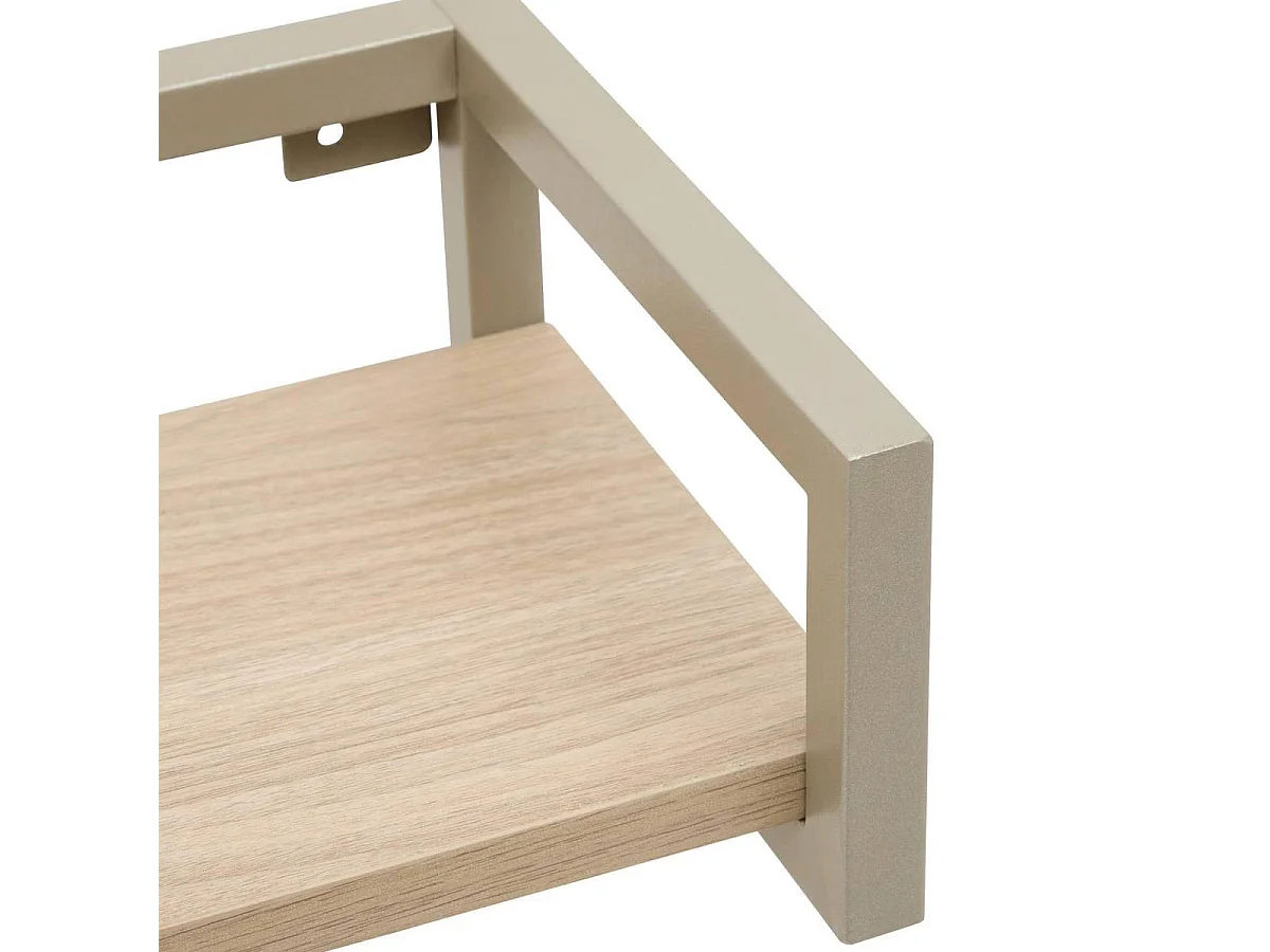 Étagère Murale Design "Duna" 56cm Sable