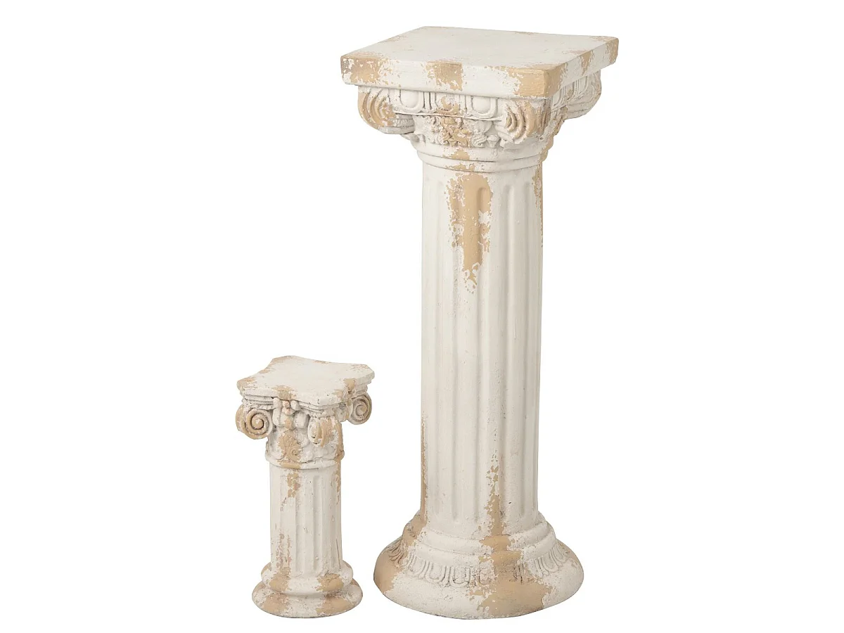 Sellette Colonne Extérieur "Rémi" 92cm Beige