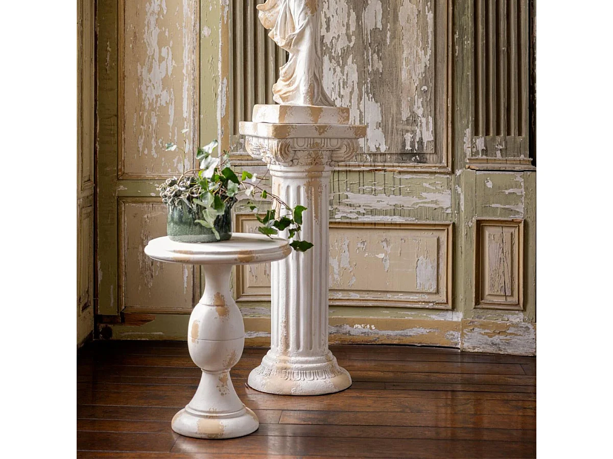 Sellette Colonne Extérieur "Rémi" 92cm Beige