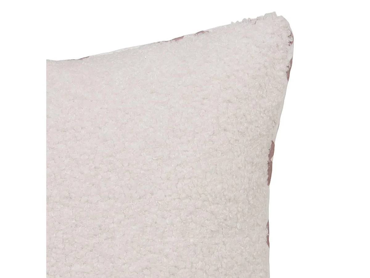 Coussin Déco Enfant Bouclette "Jaiko" 40x40cm Rose