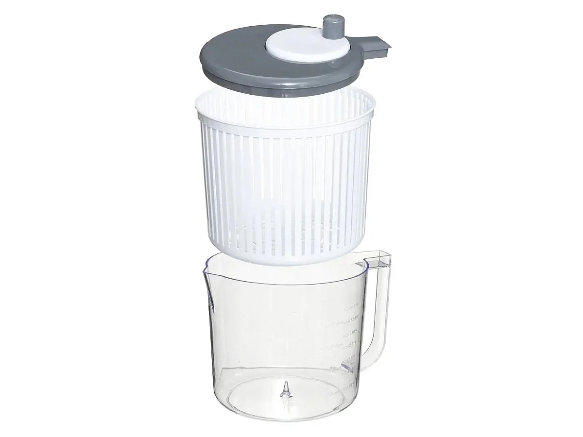 Mini Essoreuse à Salade "Poly" 2,5L Gris