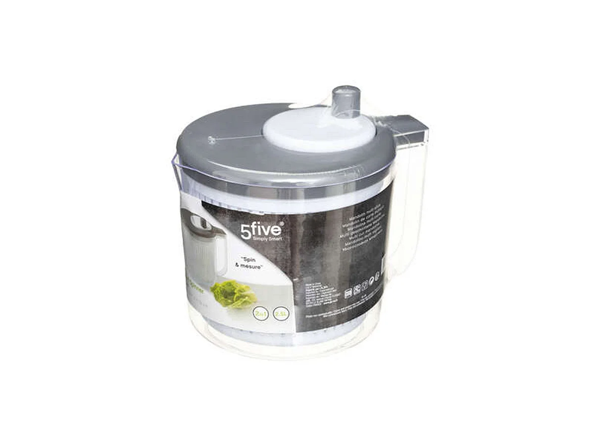 Mini Essoreuse à Salade "Poly" 2,5L Gris