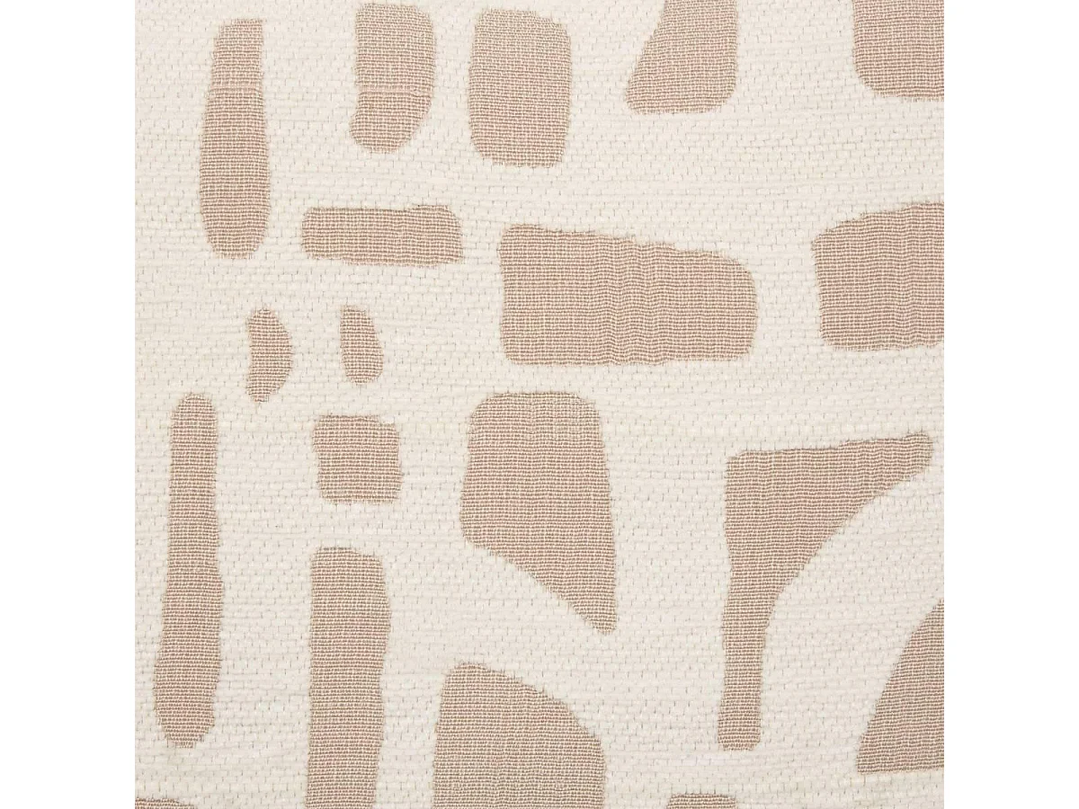 Coussin Déco Jacquard "Marlia" 40x40cm Beige