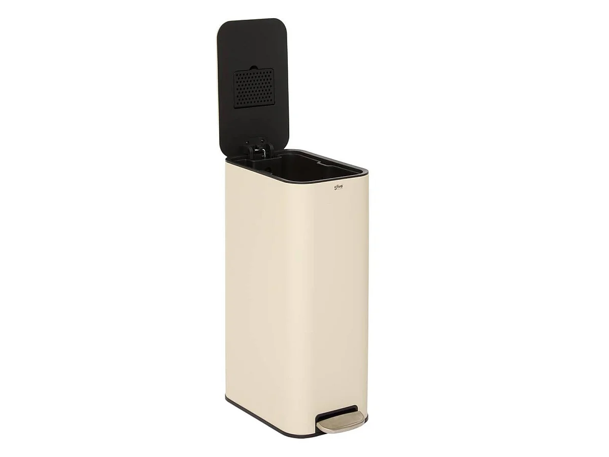 Poubelle à Pédale Slim "Delta" 30L Argile