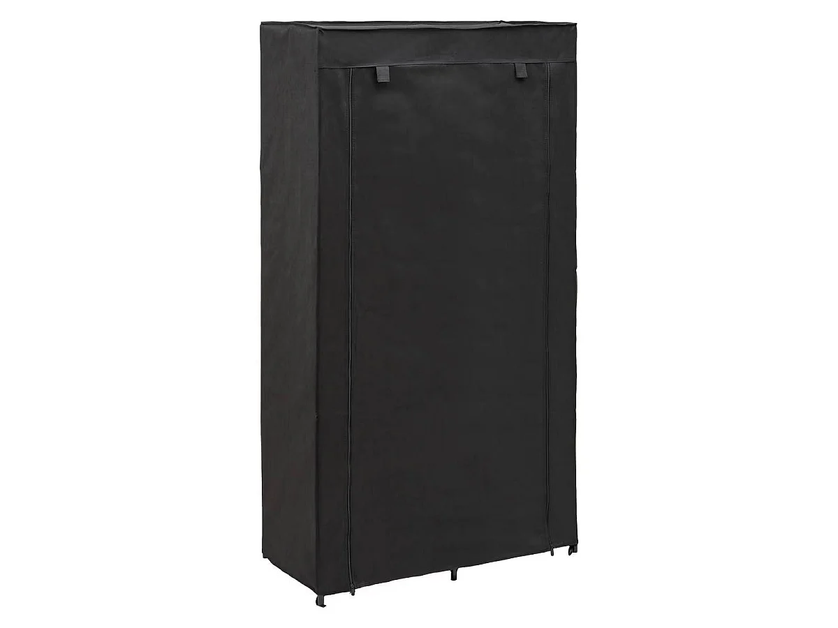 Penderie 4 Étagères "Dressy" 88cm Noir